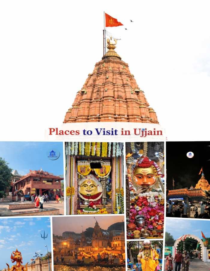 Places to visit in Ujjain – top temples and tourist places collage